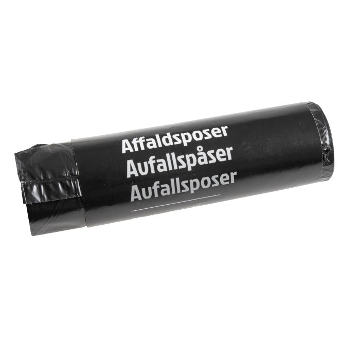 Affaldsposer m/snøreluk - 20 liter